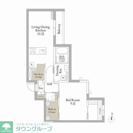 ポルタ ノビリスの物件間取画像